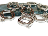 Connector Charms Narcotics Anonymous - Silver Tone - Large