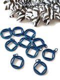 Stainless Steel NA Cutout Charms - BLUE
