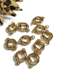 NA Connector Charm - Gold Tone - Small