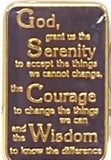 NA Serenity Prayer Vintage Pin 150