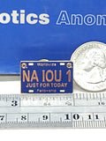 NA IOU 1 Vintage Pin Recovery Gift - Pin 151