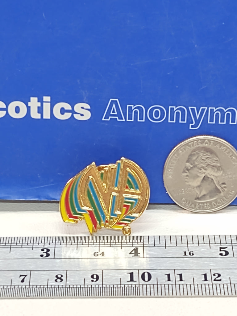 NA Vintage Pin - Narcotics Anonymous Recovery Gift Chip Medallion - 157