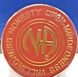 NA 'H.O.W.' Vintage Pin Narcotics Anonymous - 162