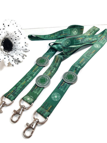 3 Pcs NA Convention Lanyards w/ Slide Charm