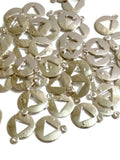 50 Pc AA Charm Blow Out! Irregulars *Drastically Reduced* - Silver Tone