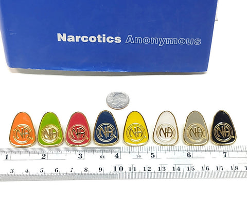 NA Vintage Pins Key Tag Style Narcotics Anonymous - 110