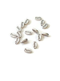 Faith Slide Bead Charms - 20 Pcs