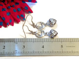 Filigree Heart Dangle Earrings AA