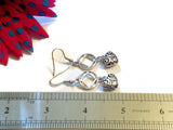 Filigree Heart Dangle Earrings NA