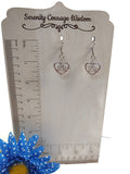 Heart Earrings Alcoholics Anonymous