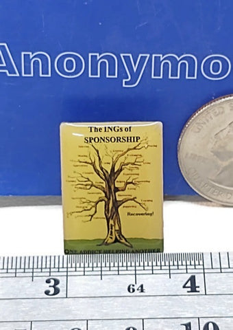 NA PIN The 'INGS' Of Sponsorship Vintage Pin - Narcotics Anonymous - 138
