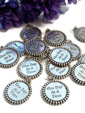 ODAAT One Day At A Time Pendant Charms  - Edged Design