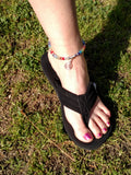 Rainbow Crystal Anklet - Alcoholics Anonymous