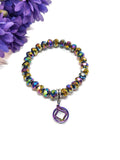 Faceted Rainbow Stretch Bracelet - Narcotics Anonymous