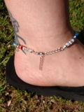 Rainbow Crystal Anklet - Narcotics Anonymous