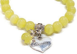 Yellow Cats Eye Stretch Bracelet - Serenity