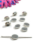 Living Clean Slide Bead Charms - New Design