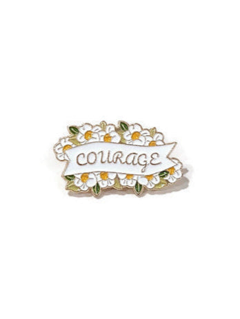 Lapel Pin 'Courage' 12 Step Inspirational Recovery Gifts