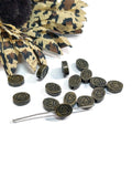 AA Slide Beads - Dark Bronze