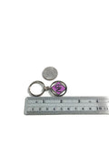 NA Double Sided Metal & Enamel Keychain Narcotics Anonymous - Purple