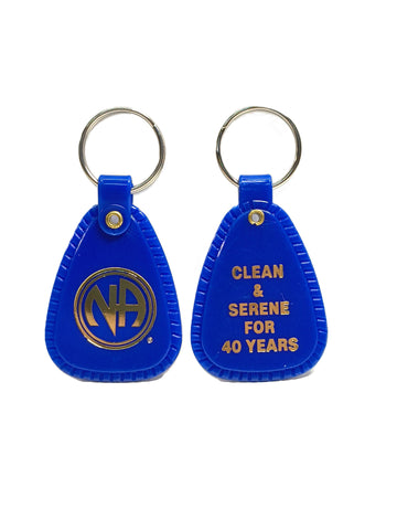 NA 40 Years Clean Keytag Chip - Blue