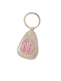 NA 25 Year Pink Metal Keychain Tag