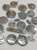 20 Pc 'Irregulars' Mix of 12 Step Recovery Pendant Charms - Mix #2