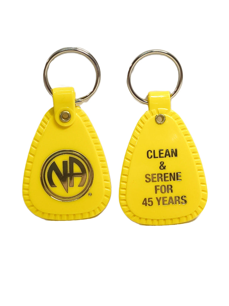NA 45 Years Clean Keytag Chip - Yellow