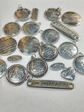 20 Pc 'Irregulars' Mix of 12 Step Recovery Pendant Charms - Mix #1