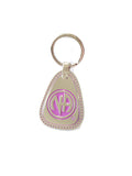 NA Clean & Serene For Decades Purple Metal Keychain Tag