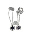 NA Double Sided Service Symbol Necklace Narcotics Anonymous - Black