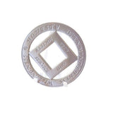 NA Metal Medallion Chip Coin Narcotics Anonymous - Stainless Steel