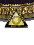 AA Triangle Design Medallion Coin – Alcoholics Anonymous