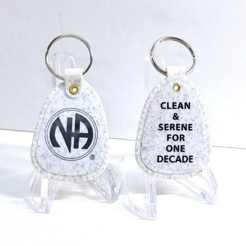 NA 10 Years Clean Keytag Chip - One Decade