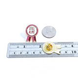 'Still Alive' Lapel Pin 12 Step Inspirational Recovery Gifts - Pink & Red
