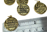 12 Pc IRREGULARS Blow Out - 'Live In The Moment' in Gold Tone