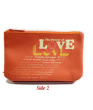 NA Convention Merch Zipper Pouch From World Conv 2024 In Wash DC – Orange
