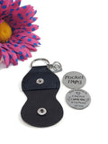 AA Pocket Hug Sobriety Gift Keychain Alcoholics Anonymous 'Your Sobriety Is A Big Deal'