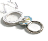 Medallion Holders Keychains Challenge Coin - 5 Colors