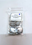 20 Pcs 'Irregulars' Mix of 12 Step Recovery Pendant Charms - Mix #6