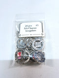 20 Pc NA Charm Blow Out! Irregulars *Drastically Reduced* - MIX #3