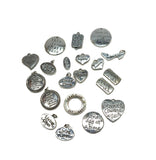 20 Pc 'Irregulars' Mix of 12 Step Recovery Pendant Charms - Mix #2