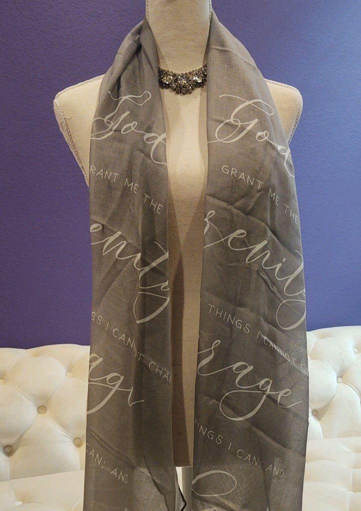 Serenity Prayer Scarf