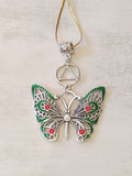 AA Tree Ornament Butterfly Alcoholics Anonymous Gift