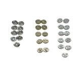 30 Pc **IRREGULARS** NA Slide Beads Silver Tone Charms - Mix #A
