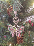 AA Tree Ornament Butterfly Alcoholics Anonymous Gift
