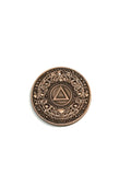 AA Unity Recovery Rose Coin Medallion – Alcoholics Anonymous