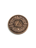 AA Unity Recovery Rose Coin Medallion – Alcoholics Anonymous