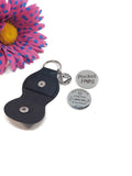 AA Pocket Hug Sobriety Gift Keychain Alcoholics Anonymous 'Your Sobriety Is A Big Deal'