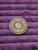 AA Unity Recovery Rose Coin Medallion – Alcoholics Anonymous